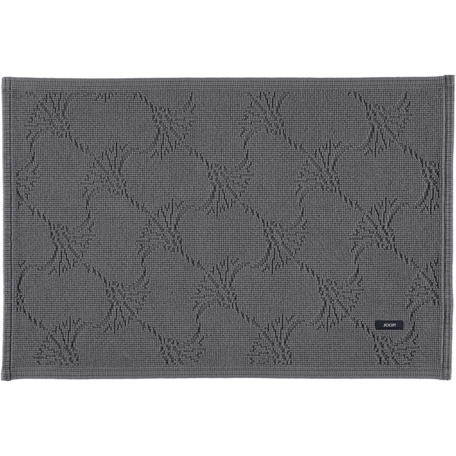 BADEMATTEN NEW CORNFLOWER 60 LIGHT ANTHRAZIT - 413 - Grau, Textil (60/90cm) - Joop!