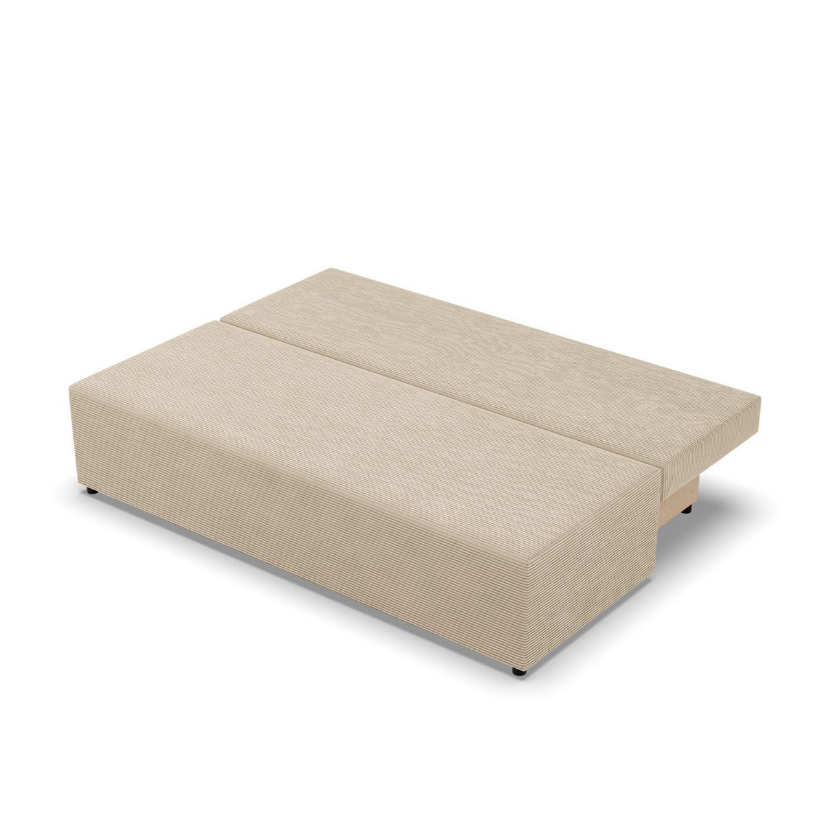 SOFA 3-SITZER MIT SCHLAFFUNKTION FERMO Beige - Beige, Textil (92/95/191cm) - Mebligo