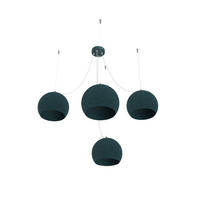HÄNGELEUCHTE Focus X4 - Blau, Metall (25/25/20cm) - Lumicom