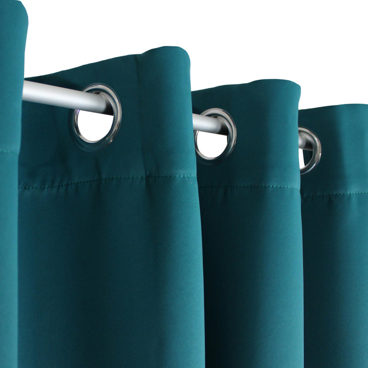 VERDUNKELUNGSVORHANG Ösen 140/145 cm Petrol - Petrol, Textil (140/145cm) - TiborTex
