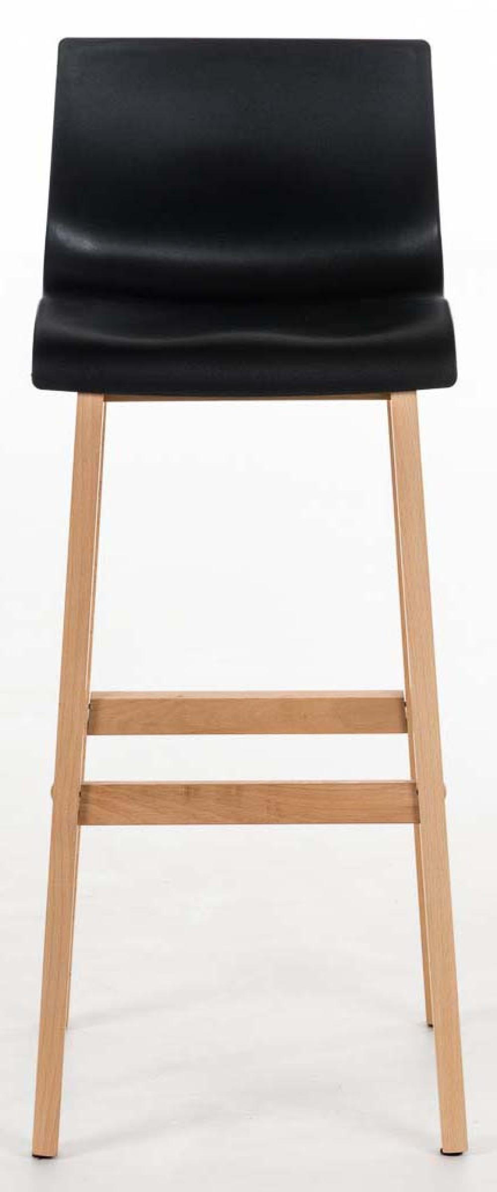 Thumbnail - CLP Barhocker, Schwarz, Holz, 41x101x46 cm, Esszimmer, Barmöbel, Barhocker