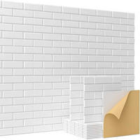AKUSTIKPANEEL，SELBSTKLEBEND, 30 × 30 × 1 cm, 12 Stück - Weiß, Textil (30/30/1cm)