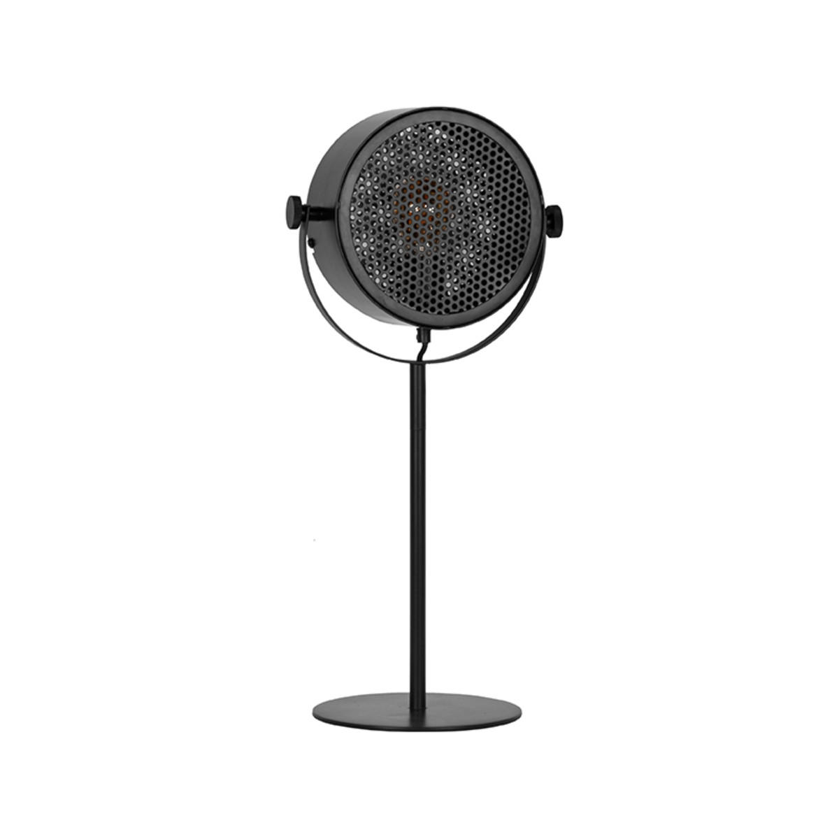 TISCHLEUCHTE Muse Schwarz 20/20/60 cm - Schwarz, Metall (20/20/60cm) - LABEL51