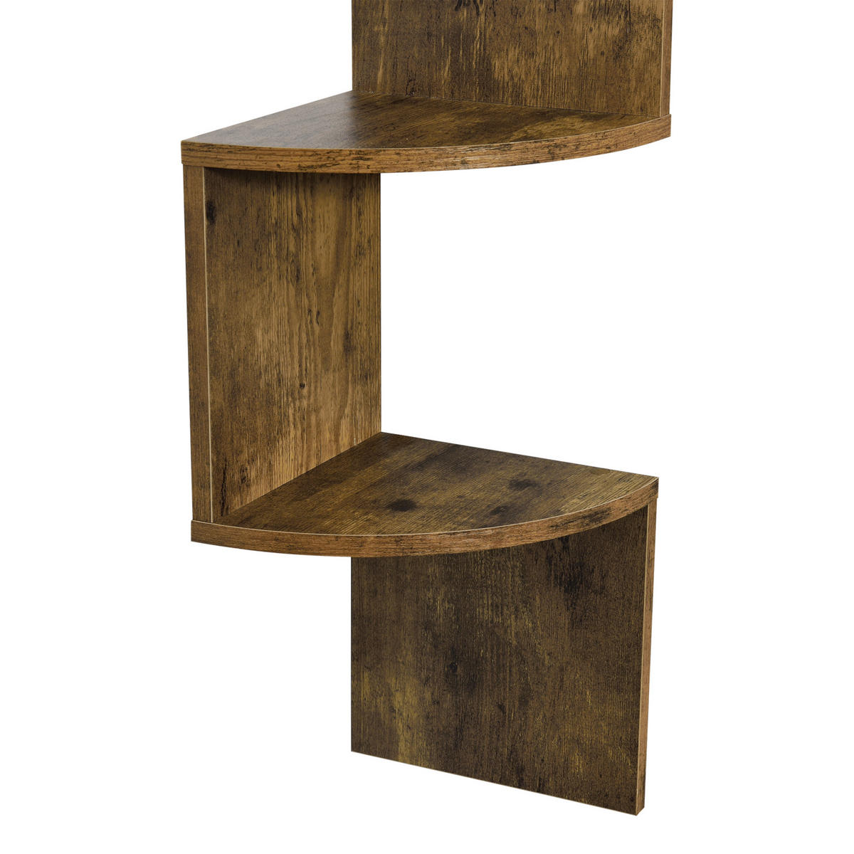 WANDREGAL Lysaker - Walnussfarben, Holzwerkstoff (123/19.5/19.5cm) - [en.casa]