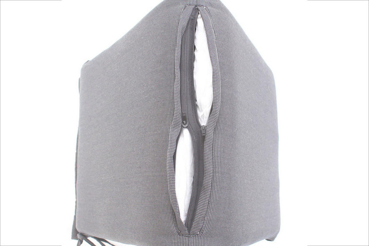 SESSELAUFLAGE ROG Outdoor-Stoff Taupe 120 cm - Taupe, Kunststoff/Textil (46/5/119cm) - riess-ambiente