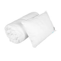 KINDERBETTSET Sommerdecke 120/150 cm & Kissen 40/60 cm - Weiß, Textil (120/150cm) - Homescapes