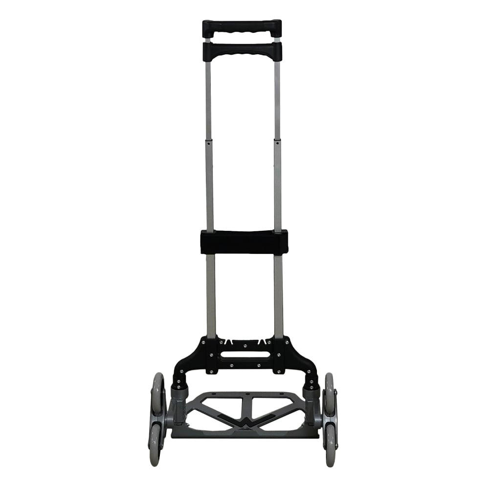 TREPPENSTEIGER Sackkarre Elephant klappbar 110x45x48cm Traglast 70kg AluminiumrahmenTRR Fachgummiräder Silber - Silberfarben, Metall (48/45/110cm) - PROREGAL
