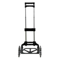 TREPPENSTEIGER Sackkarre Elephant klappbar 110x45x48cm Traglast 70kg AluminiumrahmenTRR Fachgummiräder Silber - Silberfarben, Metall (48/45/110cm) - PROREGAL