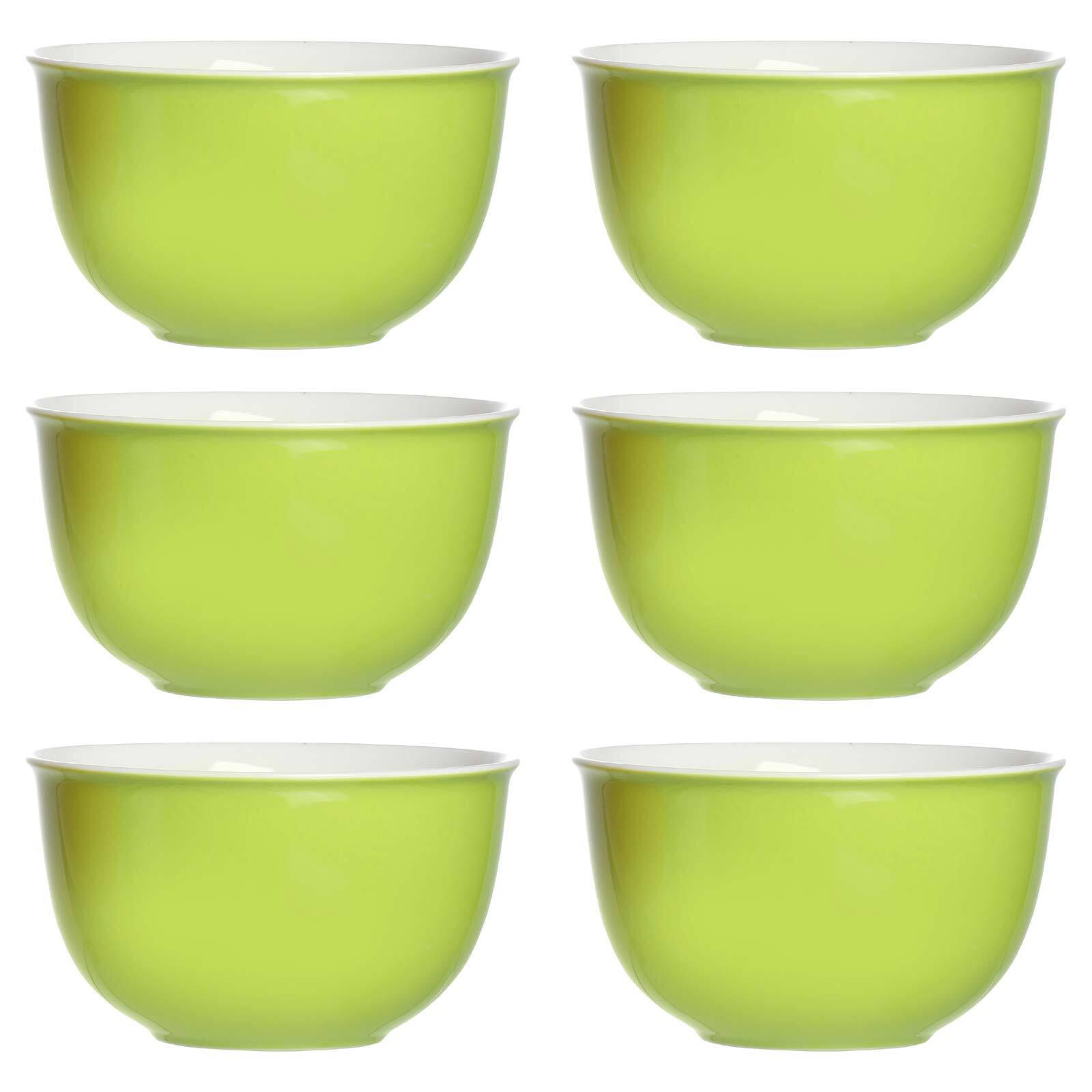 MÜSLISCHALEN Doppio Grün ø 14 cm 6er Set - Grün, Keramik (14cm) - Ritzenhoff Breker