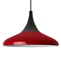 PENDELLEUCHTE Paladin Industrial Lampe - Rot, Metall (35/28/28cm) - Bamyum