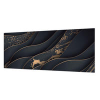 FOTOTAPETE 250x104 cm - Elegante Wellen - Weiß, Textil (250/104cm) - Wallfluent