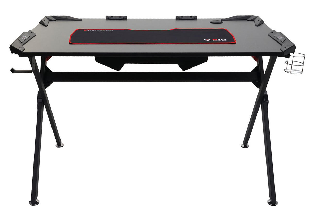 SCHREIBTISCH rechteck Schwarz - Schwarz, Holz (76/130/78cm) - MCW