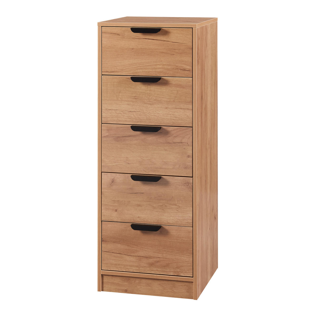 KOMMODE Varkaus - Eichefarben, Holzwerkstoff (40/108/40cm) - [en.casa]