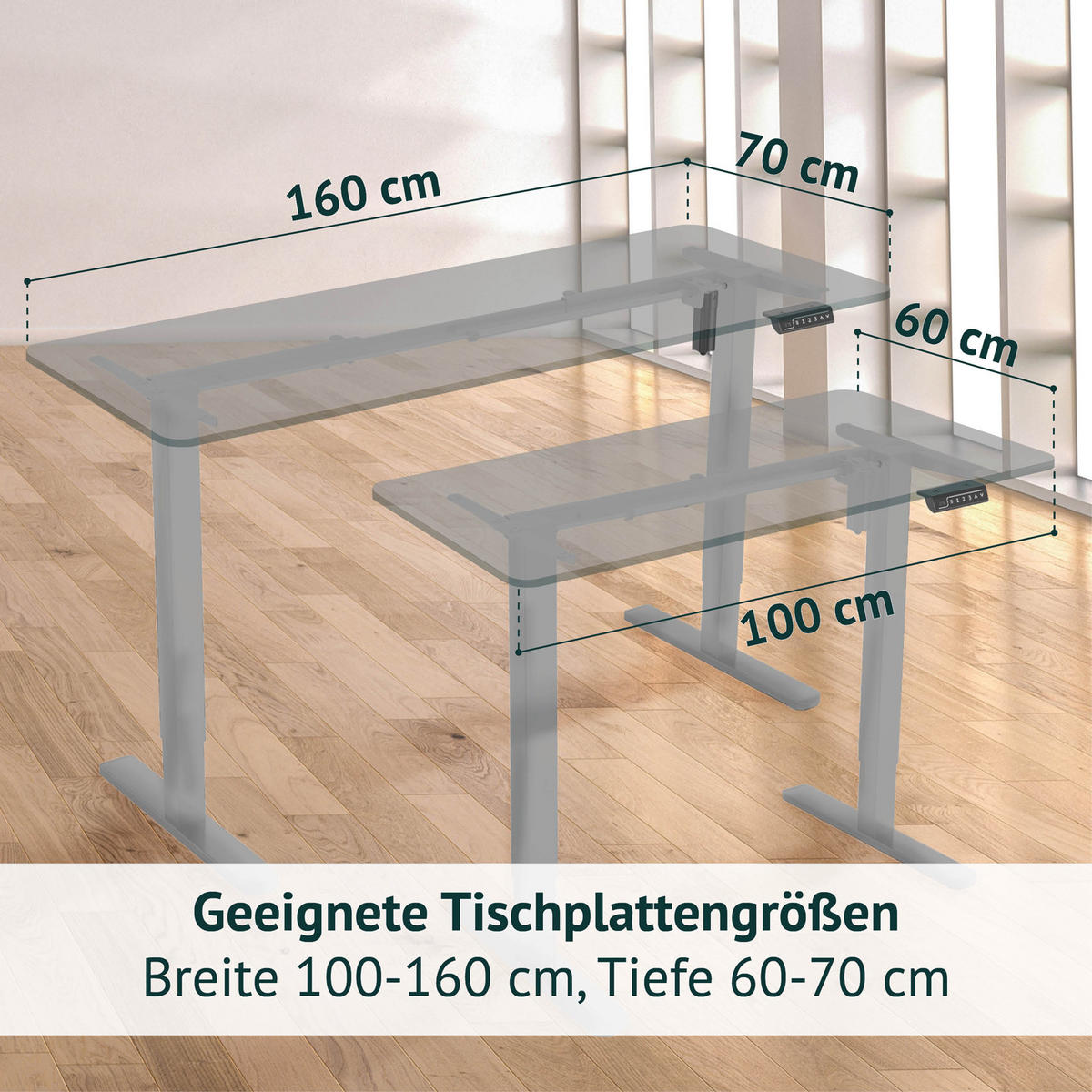 SCHREIBTISCHGESTELL Jiri Grau - Grau, Metall (58.5/135/118cm) - SVITA