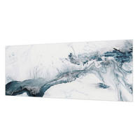 FOTOTAPETE 250x104 cm - Abstrakte Eleganz - Weiß, Textil (250/104cm) - Wallfluent