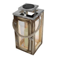 SOLARLATERNE OAKY hellbraun - Hellbraun, Holz (12/12/41cm) - Lumisky
