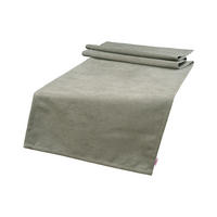TISCHLÄUFER FarbTon Chenille-Haptik greig-taupe 140/40 cm - Taupe, Textil (40/140cm) - beties Heimtextil