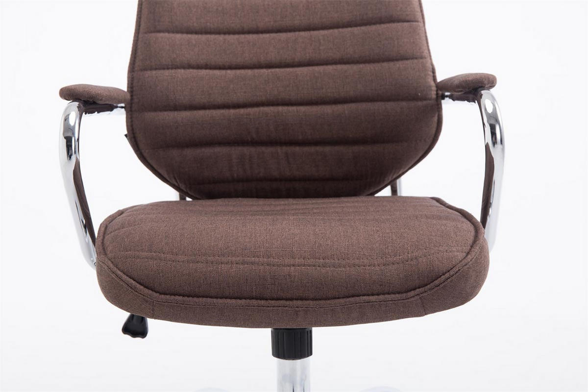BÜROSTUHL Rocket Stoff Braun - Braun, Textil/Metall (60/128/67cm) - TPFLiving