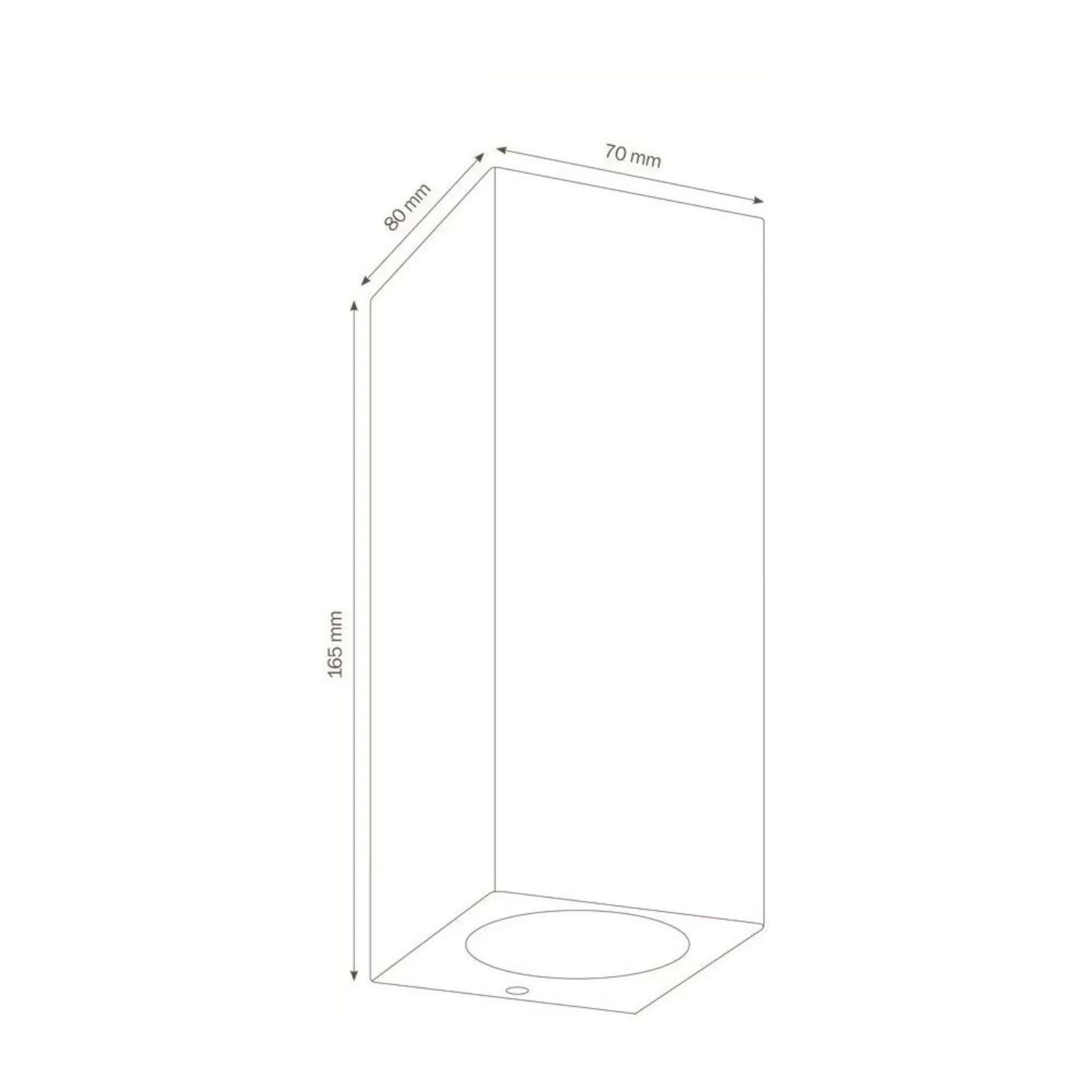 WAND- & DECKENLEUCHTE Graphit - Graphitfarben, Metall (7/16.5/8cm) - click-licht
