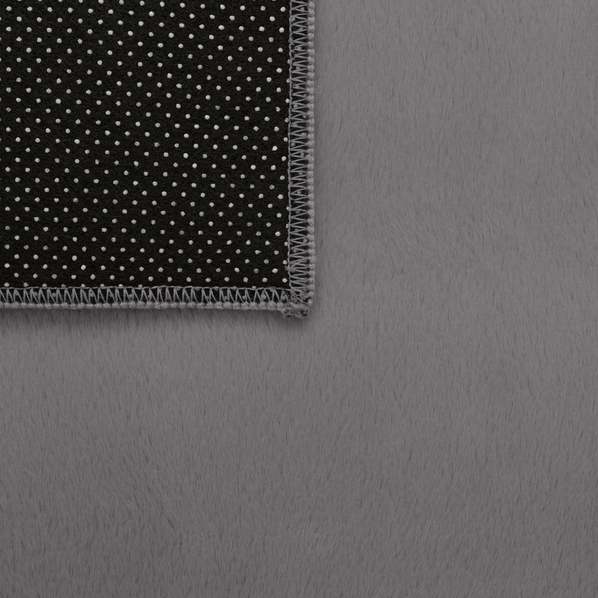 KURZFLORTEPPICH LUMI dunkelgrau kuschelweich waschbar 240/340 cm - Dunkelgrau, Textil (240/340cm) - Tapiso