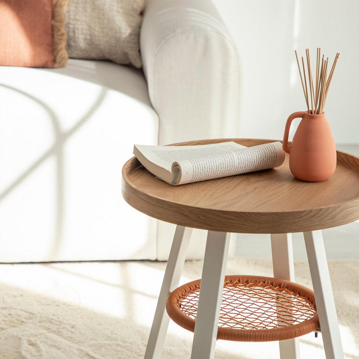 BEISTELLTISCH Birta Natürlich 50 cm x 55 cm - Naturfarben, Holzwerkstoff (50/50/55cm)