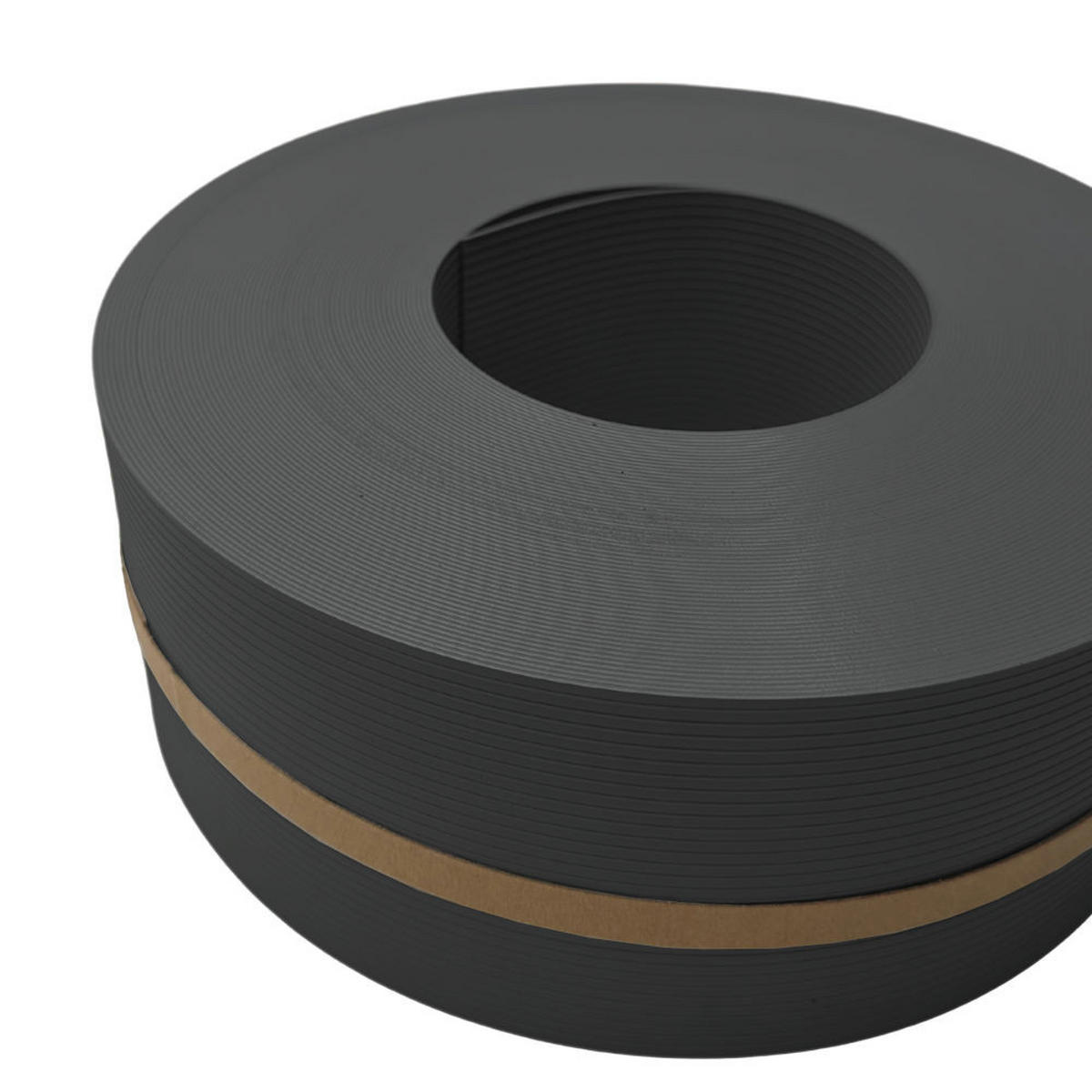 SICHTSCHUTZSTREIFEN Rille Halbe Rolle für Doppelstabmatten Anthrazit 50m - Anthrazit, Kunststoff (5000/9.5cm) - ZAUN|ZU