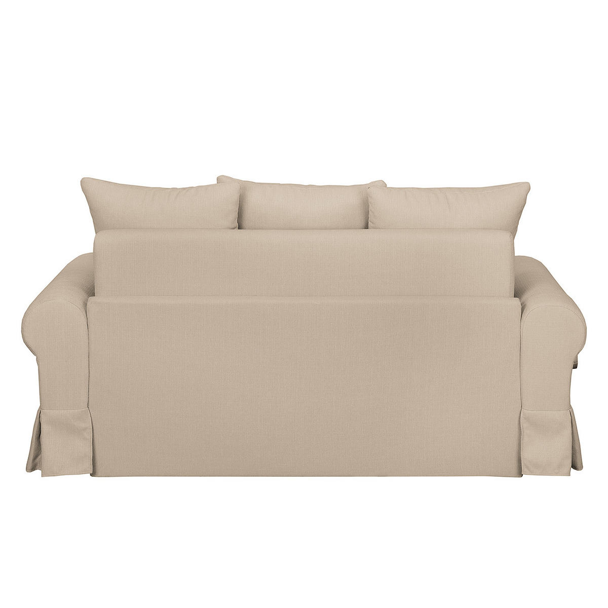 SCHLAFSOFA - Cappuccino, Textil (185/90/90cm) - home24