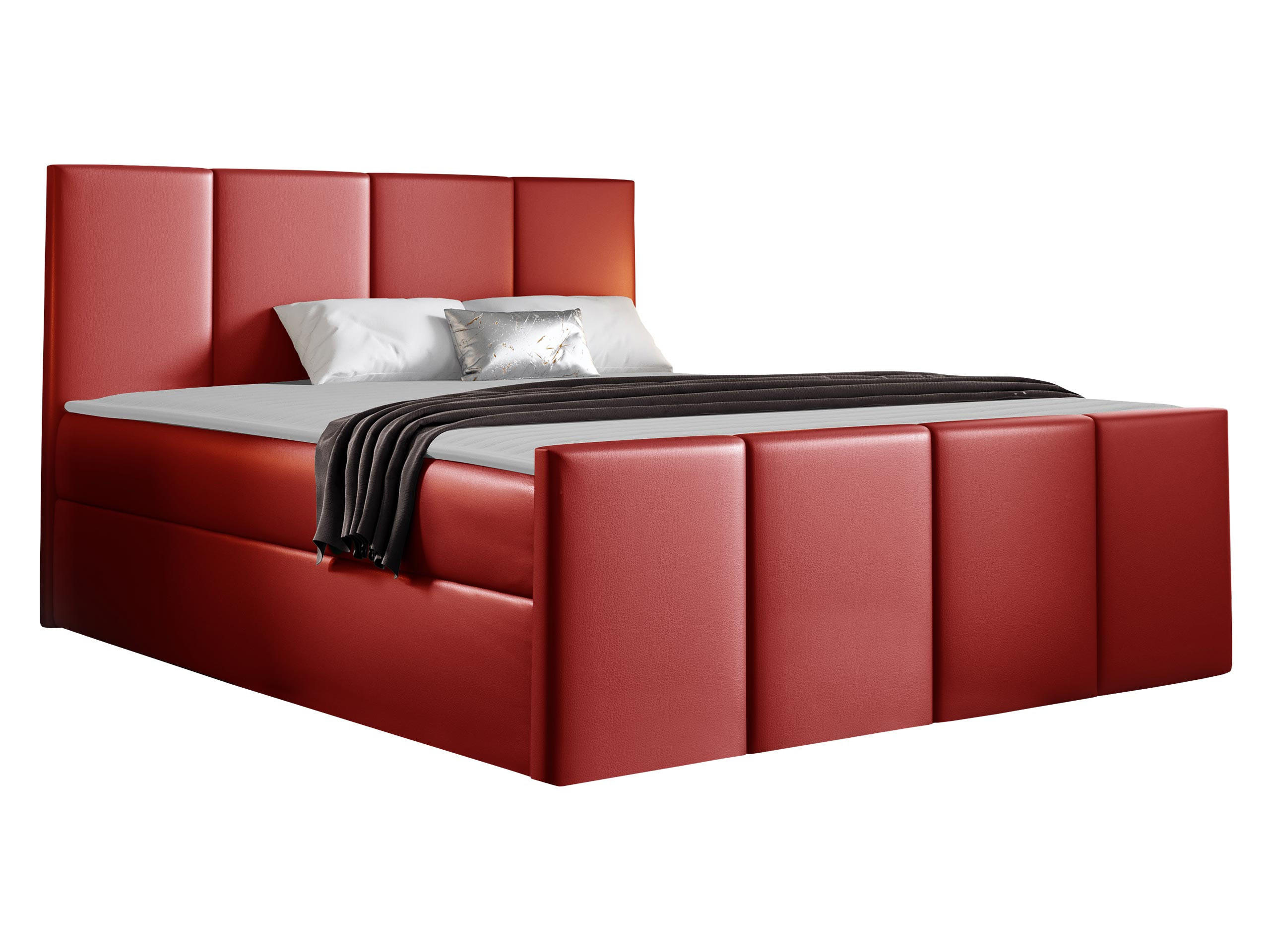 BOXBETT Lars - Rot, Holz (140/200cm) - MIRJAN24