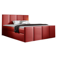 BOXBETT Lars - Rot, Holz (160/200cm) - MIRJAN24