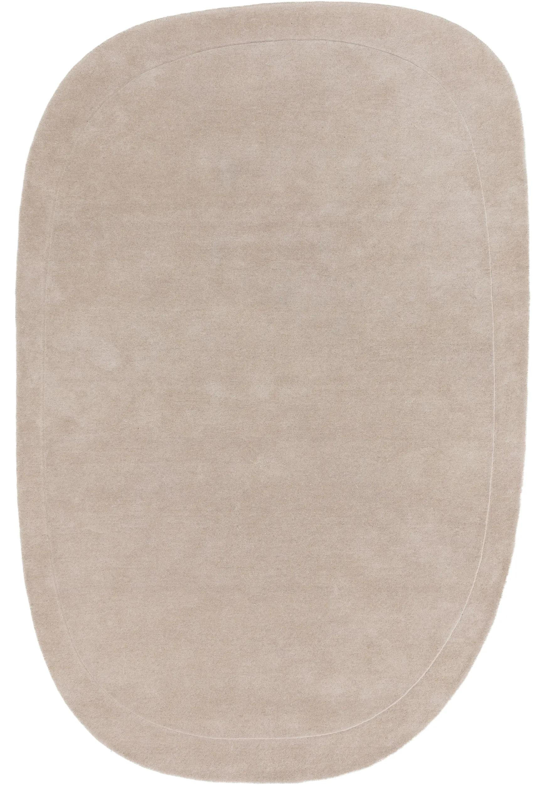 WOLLTEPPICH Shape Cream 160x230 cm - Creme, Textil (160/230cm) - benuta Pure