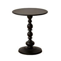 GARTENBEISTELLTISCH , Metall , 38 × 52 cm - Schwarz, Metall (38/38/52cm) - Authentics