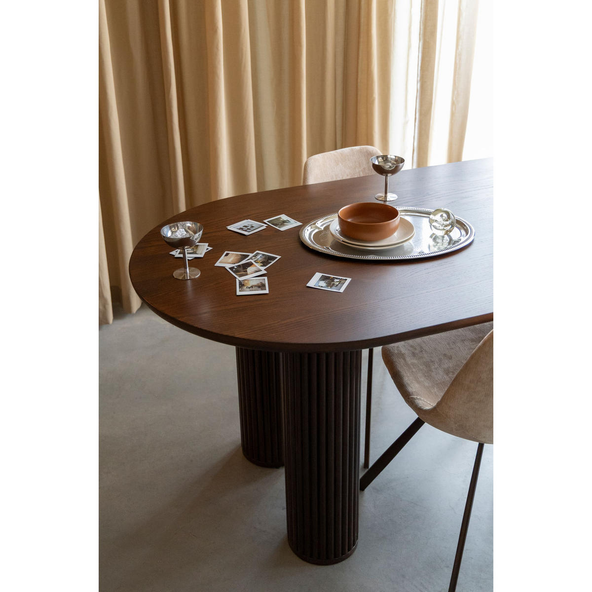 ESSTISCH Dean 220x90 cm - Braun, Holz (220/90/76cm) - Dutchbone