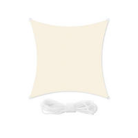 SONNENSEGEL 5 X 5 M - Beige, Textil (500/500cm) - Hansiro