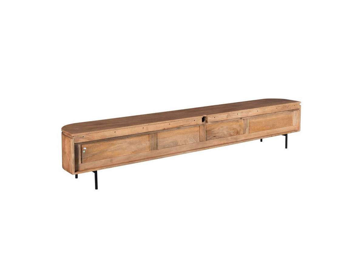 LOWBOARD Magnificent Mangoholz 200 cm / 35 cm Natur - Naturfarben, Holz (200/30/35cm) - Villa Möbel