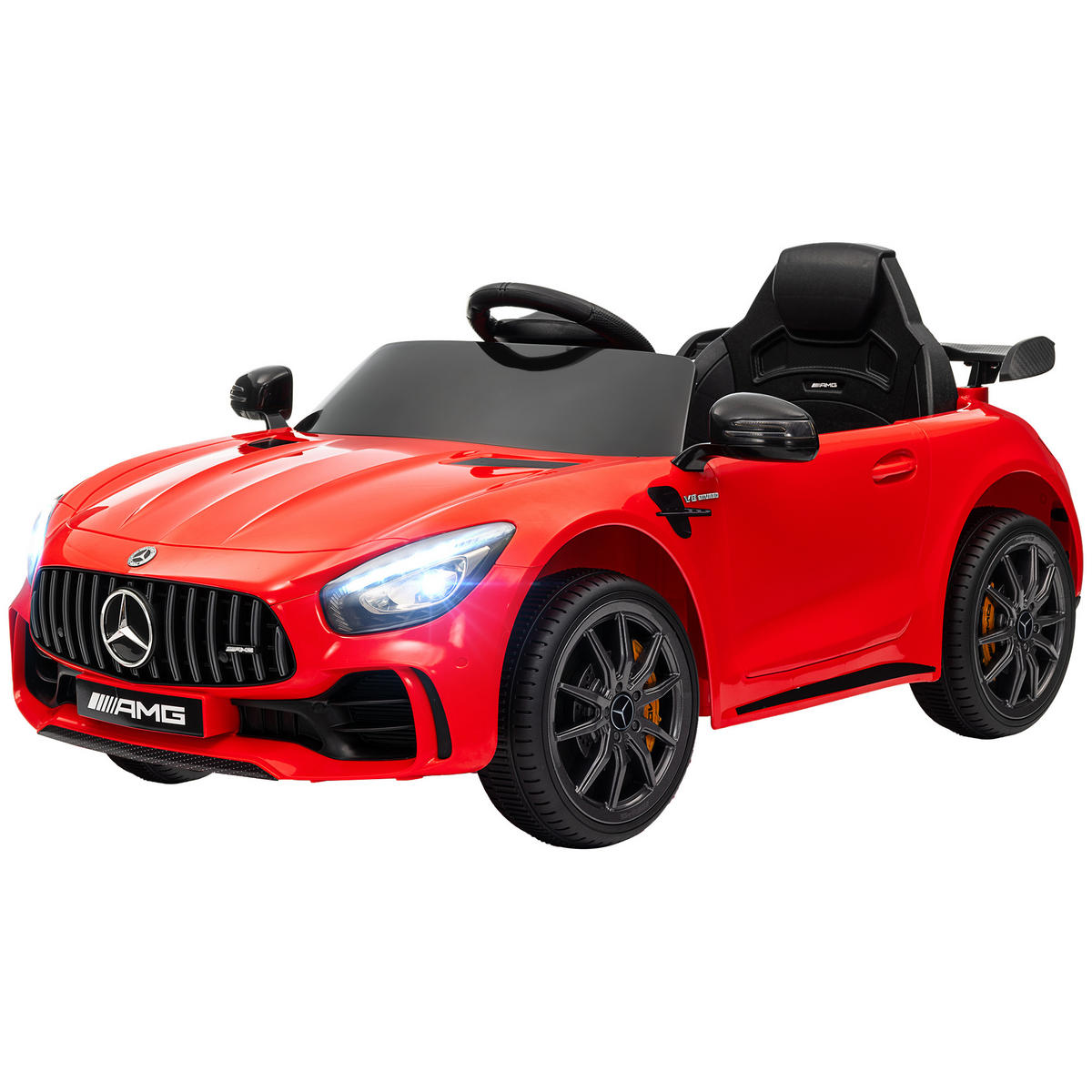 ELEKTRO-KINDERAUTO DE-06264 Mercedes-AMG lizenziert mit Fernbedienung Rot - Rot, Kunststoff/Metall (108/67/46cm) - ComfortXL