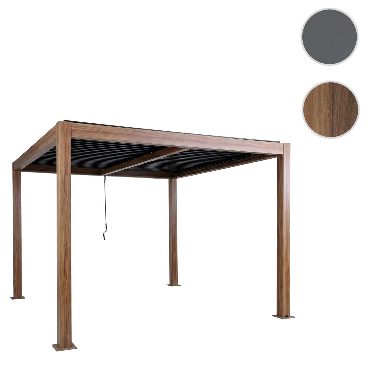 PERGOLA Braun - Braun, Metall (400/220/300cm) - MCW