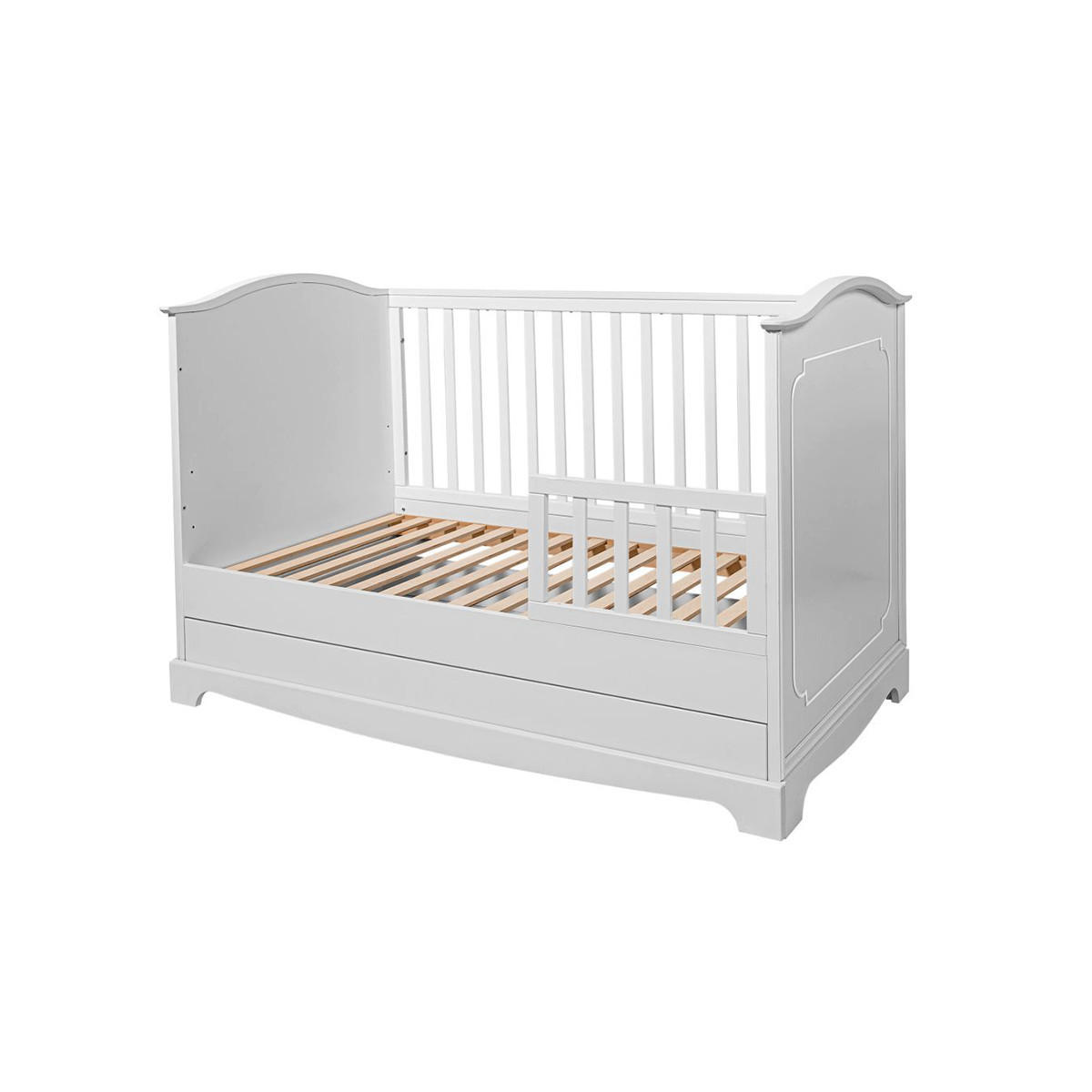 GITTERBETT 70/140 Royal Weiß - Weiß, Holzwerkstoff (70/140cm) - Petits-meubles