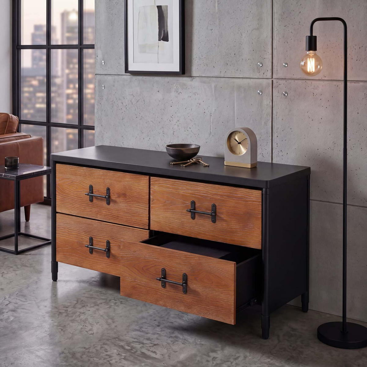 KOMMODE Braun - Braun, Holz (120/60/40cm) - MCW