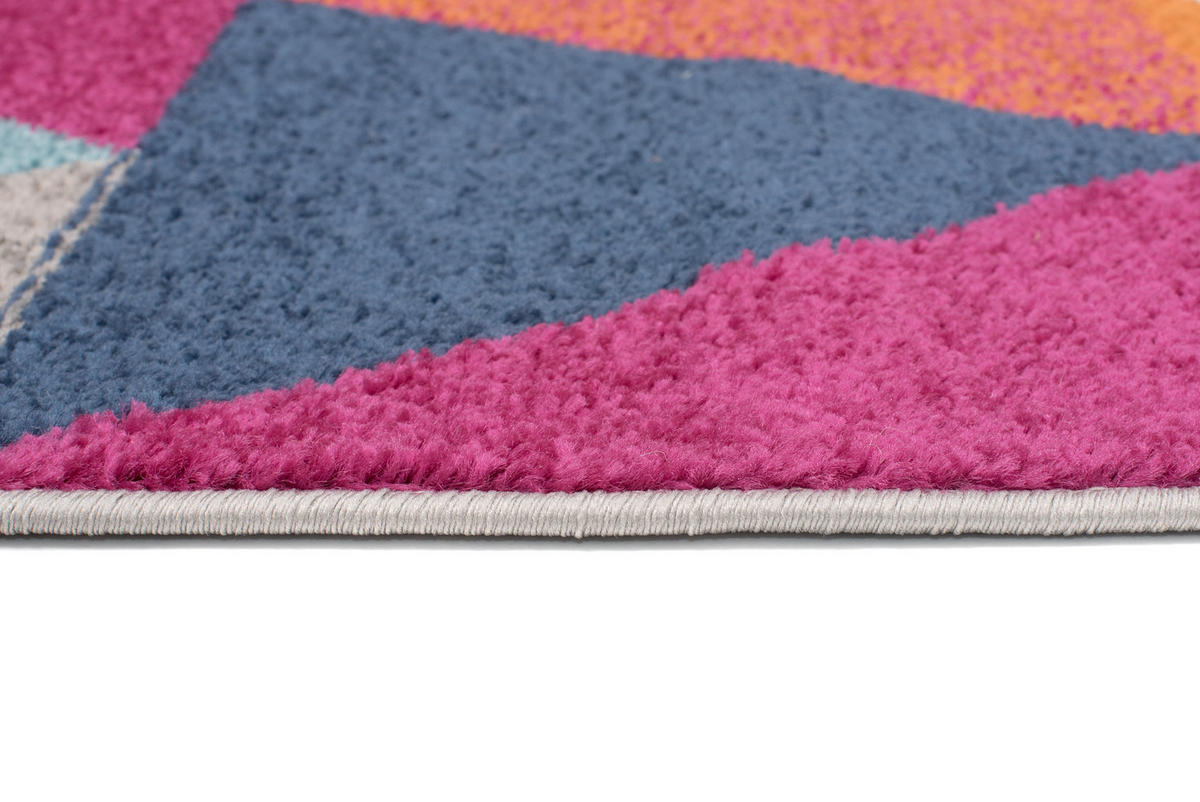 TEPPICH LAZUR Weiß 200/290 cm - Rostfarben/Multicolor, Kunststoff (200/290cm) - Tapiso