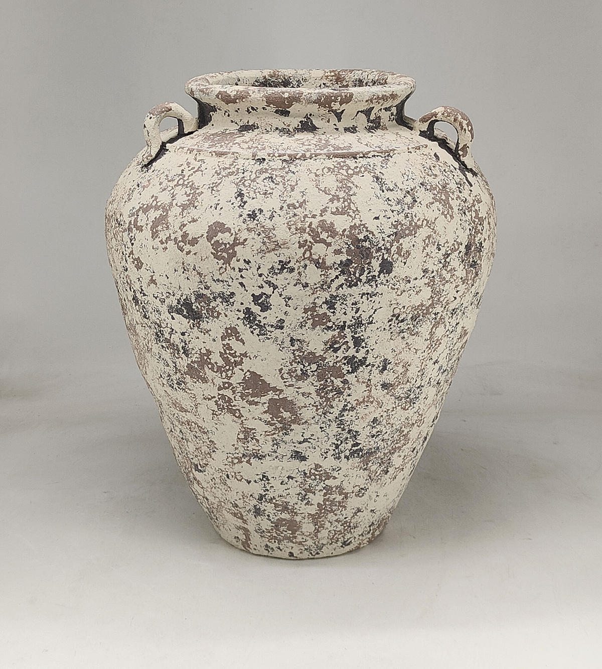 VASE EVRO Beige-Grau Keramik - Beige, Keramik (53cm) - Mondex