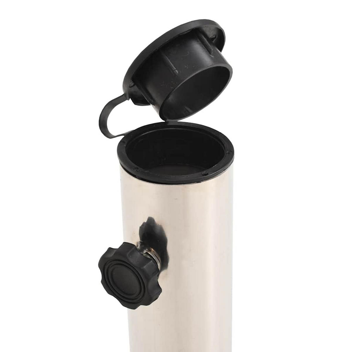 SONNENSCHIRMSTÄNDER Granit Rund 20 Kg - Grau, Stein (40/40cm) - vidaXL