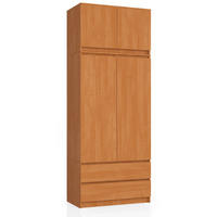 KLEIDERSCHRANK Erlefarben 90x51x234 cm - Erlefarben, Holzwerkstoff (90/234/51cm) - Akord