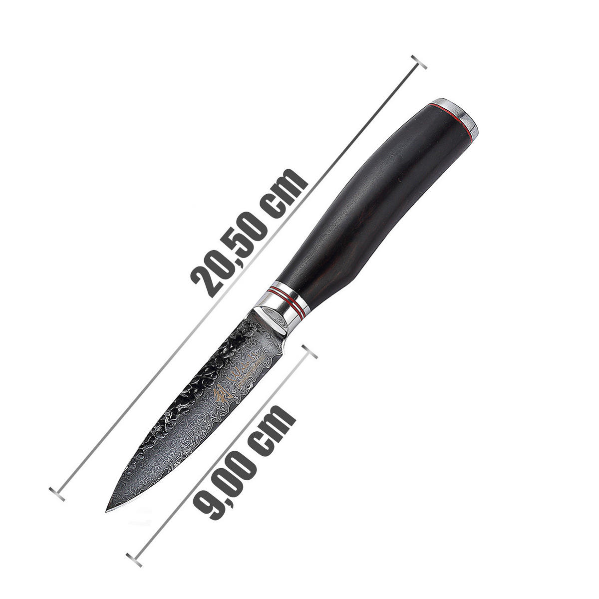 OFFICEMESSER 9 cm - Schwarz, Holz/Metall (20cm) - Wakoli