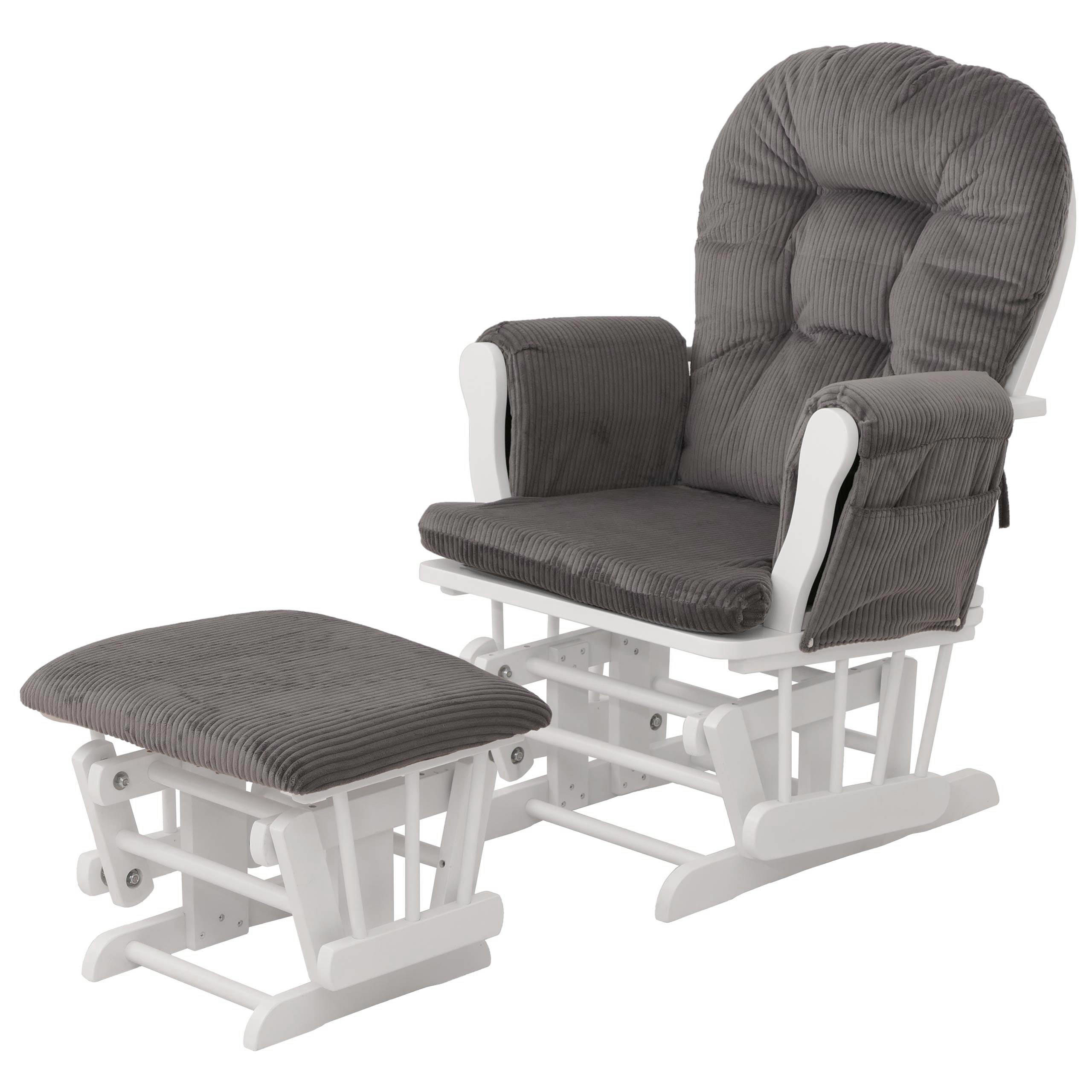 RELAXSESSEL Grau, Weiß - Weiß/Grau, Textil (74/103/71cm) - MCW