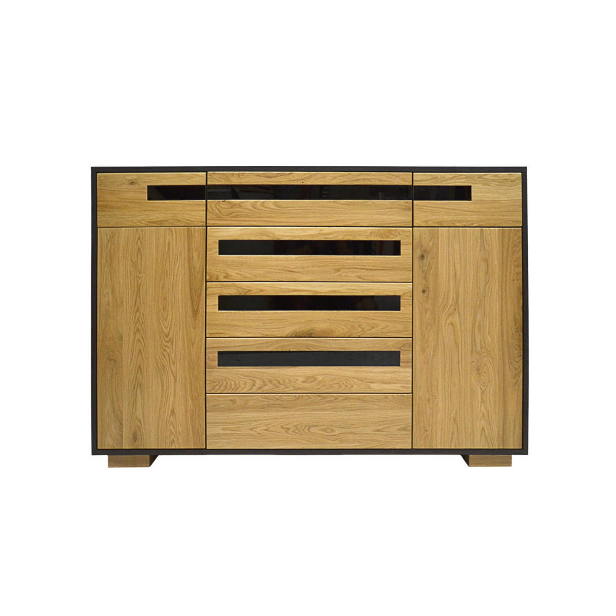 SIDEBOARD mit Schubladen für Ihr Wohnzimmer LAGOS I - Eichefarben, Holz (155/100/40cm) - Rawood Furniture