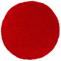 HOCHFLOR LANGFLOR SHAGGY TEPPICH FLUFFY RUND - Rot, Textil (160/160cm) - Pergamon