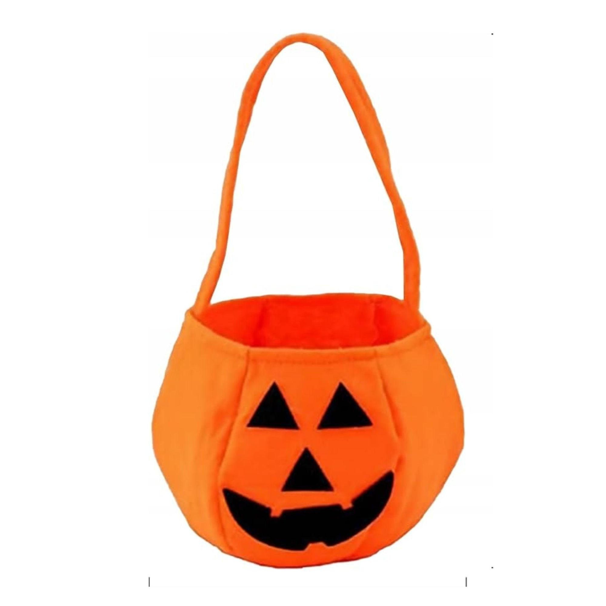 KÜRBIS TASCHE Halloween Deko - Orange, Textil (18/28/18cm) - KRUMAD