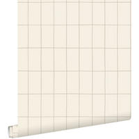 TAPETE kleine Fliesen 50 x 900 cm - Beige, Papier (50/900cm) - ESTAhome