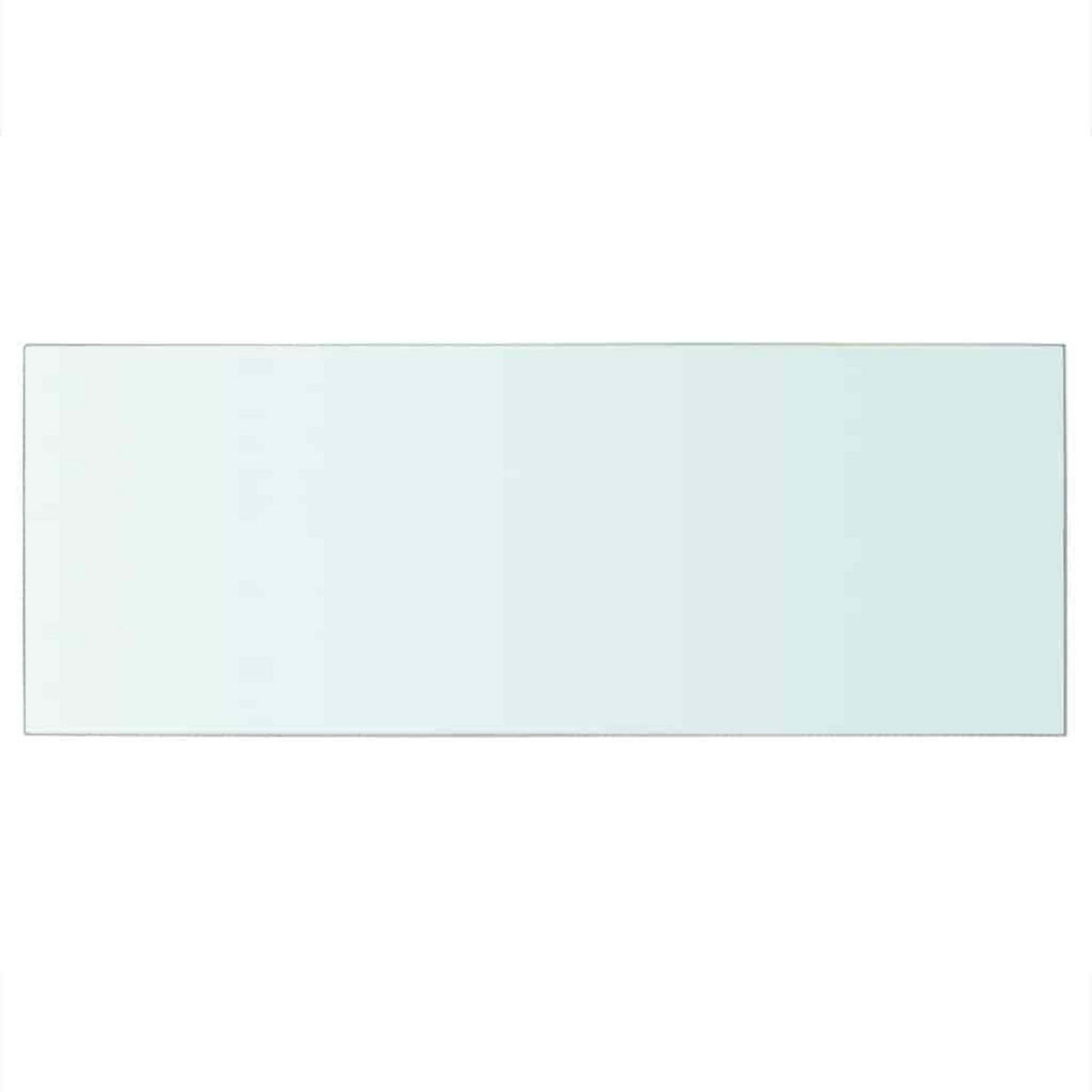 REGALBODEN Glas Transparent 60/25 Cm - Transparent, Glas (25/0.8/60cm) - vidaXL