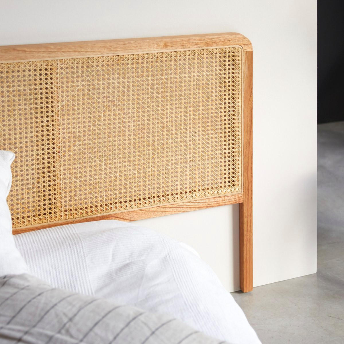 KOPFTEIL Adèle Natur aus Rattan - Naturfarben, Naturmaterialien (160/115/3cm) - Tikamoon